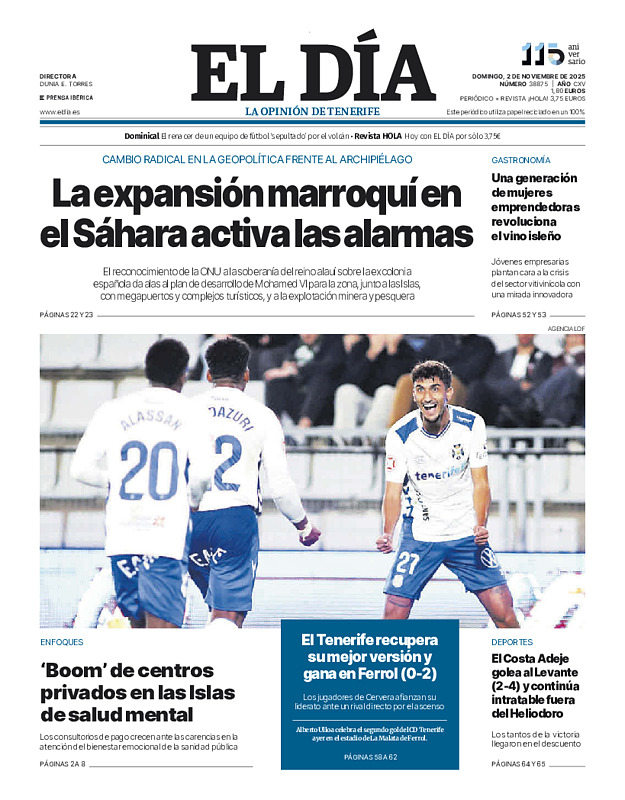 Portada de la Edc. Tenerife