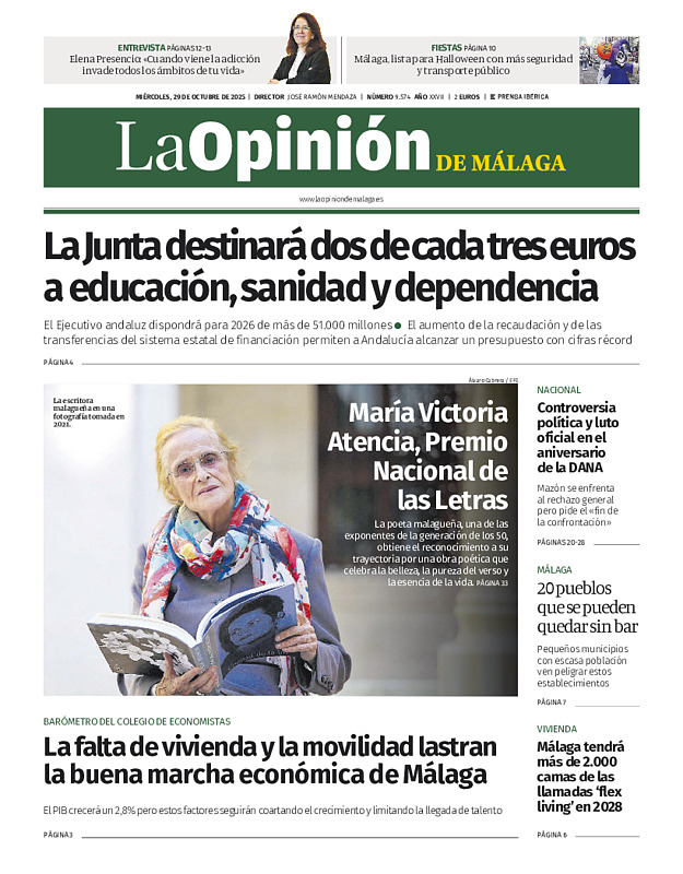 Portada de la Edc. Málaga