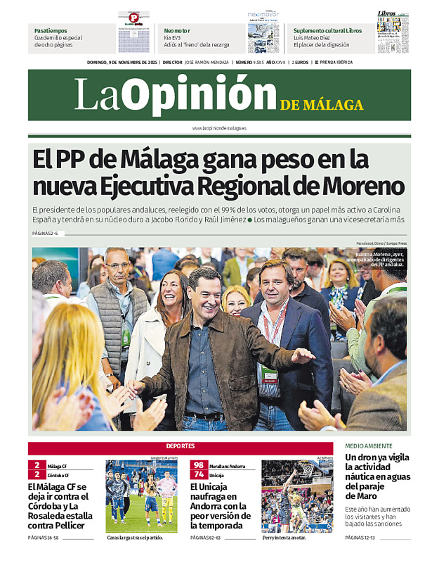 Portada de la Edc. Málaga